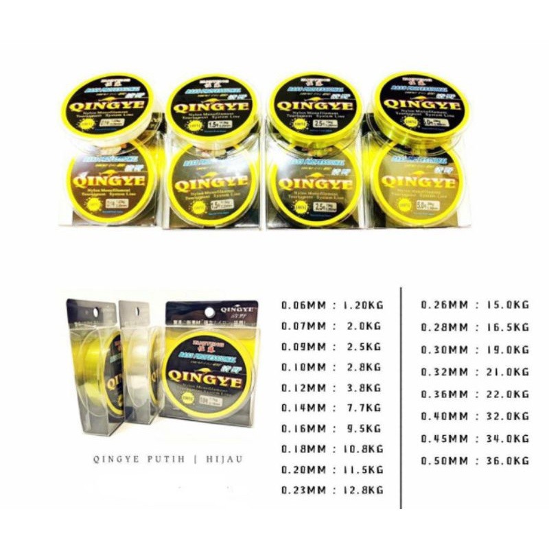 PROMO senar Qingye kuat ulet