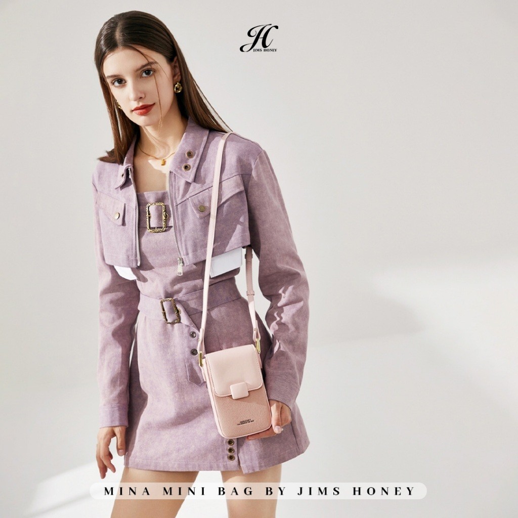 [ COD GRATIS ONGKIR ] JIMS HONEY - Mina Mini Bag - Tas Selempang HP Wanita TAS SELEMPANG WANITA PREM