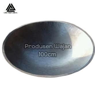 Wajan plat besi baja jumbo 100 cm 2mm