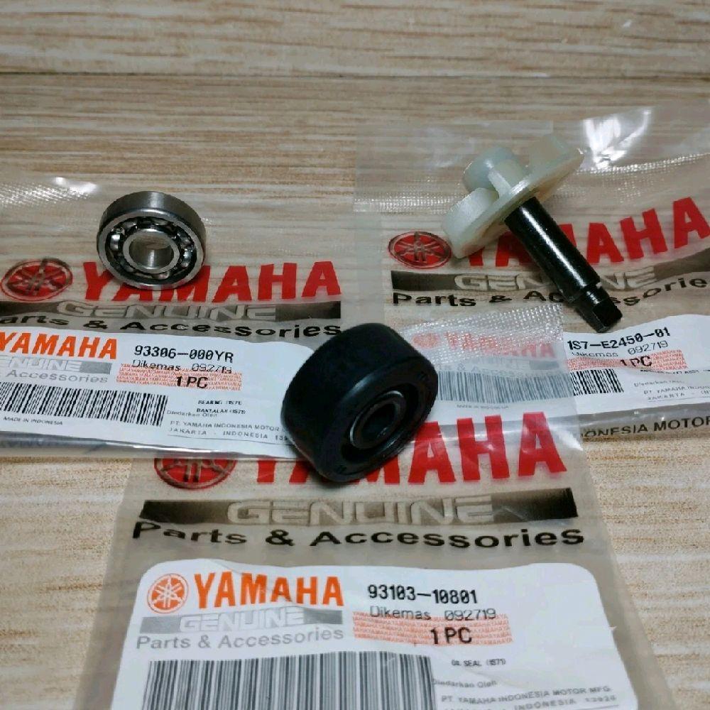 Paket As Kipas waterpump + Bearing 6000 + Seal Water Pump Motor Jupiter Mx New & Mx King - Vixion Ol