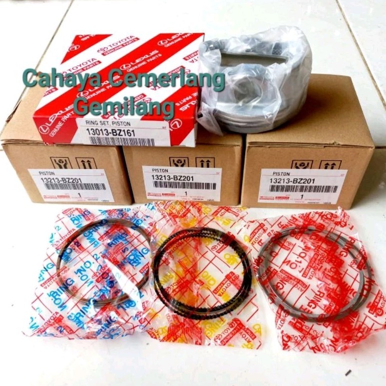 RING PISTON SET NON VVTI AGYA AYLA SIGRA CALYA 1000CC 1.0CC 0.50