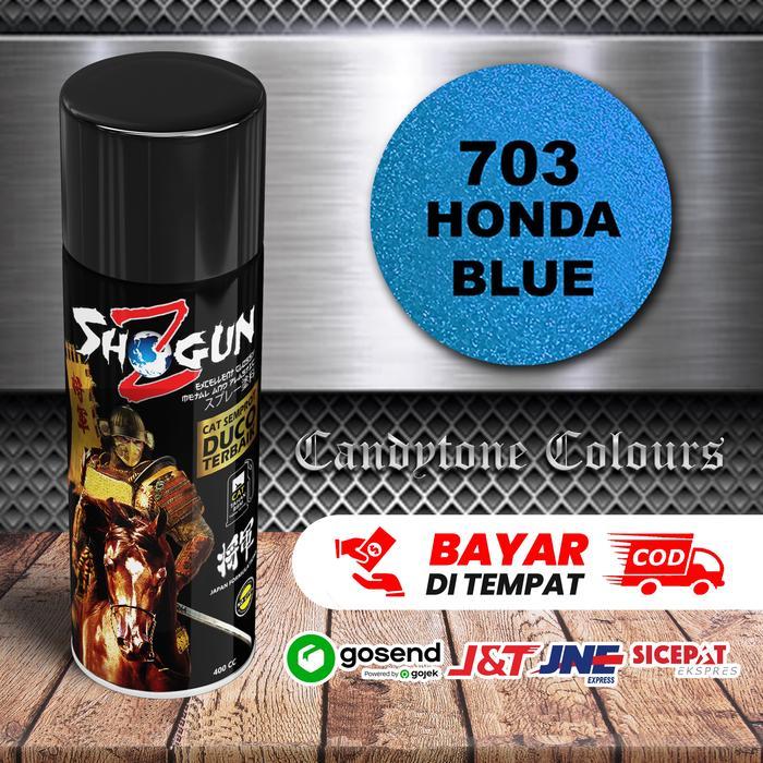 Cat Semprot Pilok Pilox Pylok SHOGUN Z 400 CC HONDA BLUE 703
