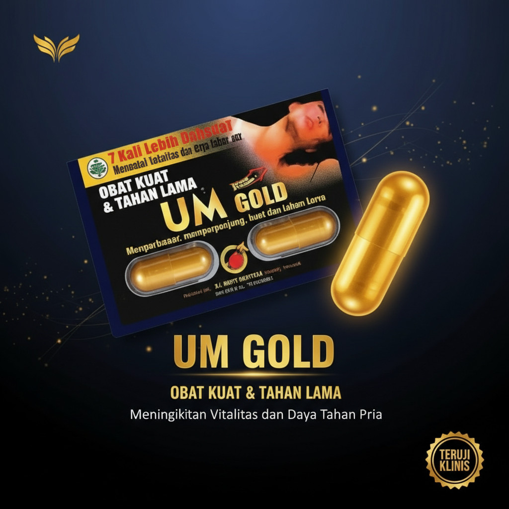 TERJANGKAU  1 SACHET 2 KAPSUL Sachet Um Gold Blister Kapsul Original 100% Urat Madu
