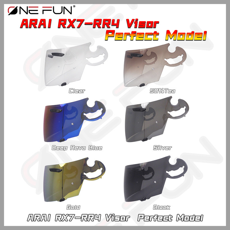 for ARAI RX7 RR4 Helmet Visor Astro-Tr Quantum Vector Condor Viper Astral Omni FNR Lens Case Full Fa