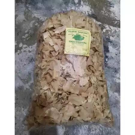 Kerupuk Gadung Super Mentah Kemasan is 200 Gram Cemilan Krupuk Umbi Gadung Tipis