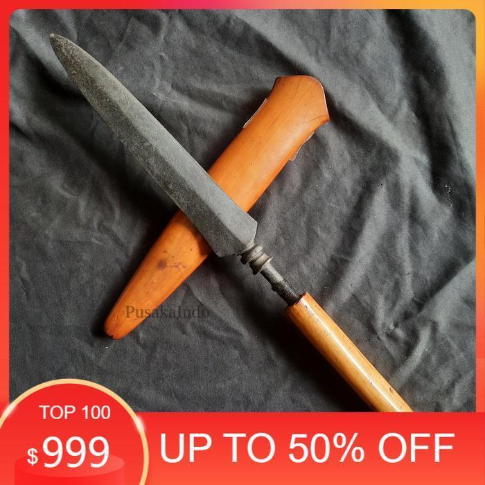 keris tombuk Pleret Brojoguno Pamor Keleng Pengawak Wojo Tangguh PB X 10 murah pol