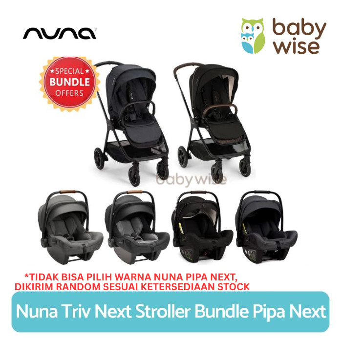 Nuna Triv Next Stroller Bundle Pipa Next