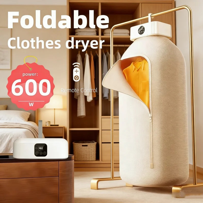 Mesin Pengering Pakaian Portable Smart Clothes Hanging Dryer 600W UV Sterilizer Kapasitas 12 Baju Pa