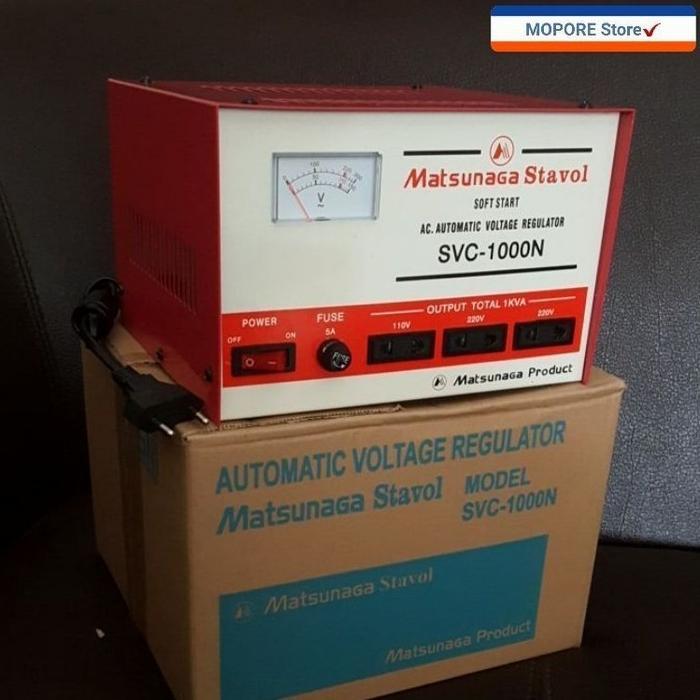 Stabilizer MATSUNAGA 1000Watt/STAVOL Matsunaga Type SVC 1000N