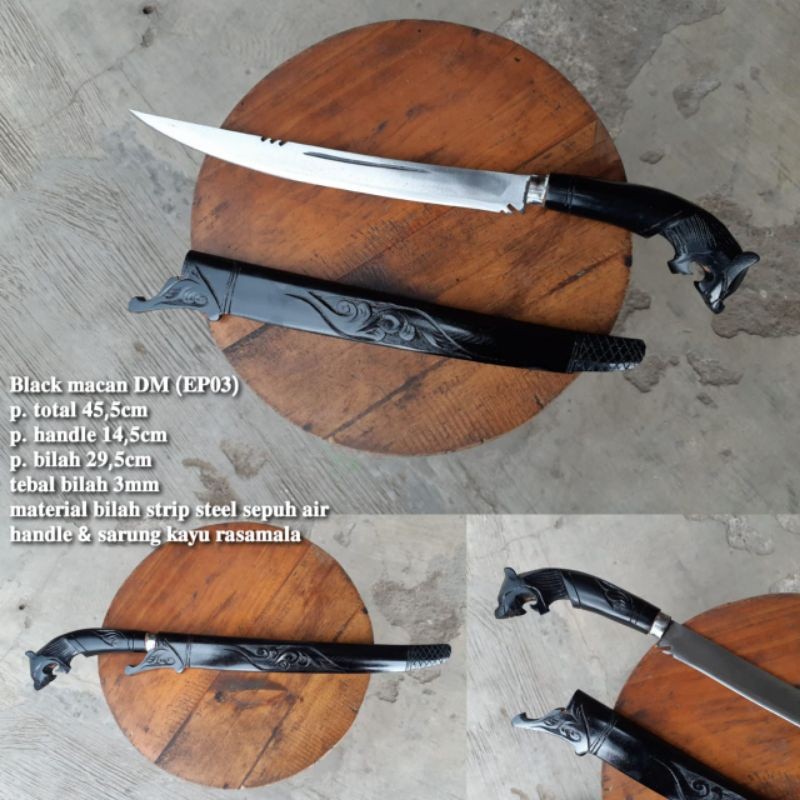 NEW ASOY68 BISA COD/BAYAR DI TEMPAT Pisau macan rajah 30 cm