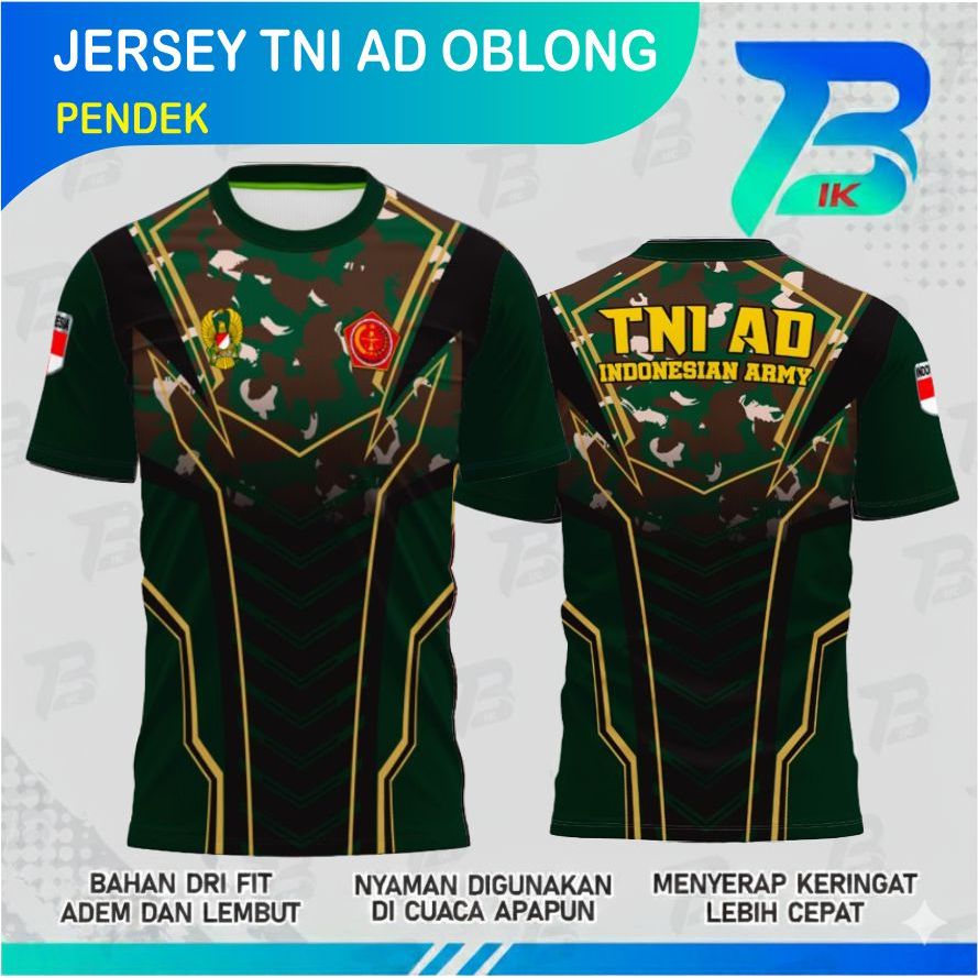 JERSEY OBLONG LENGAN PENDEK TACTICAL SERIES FULLPRINTING / BAHAN JERSEY DRYFIT MILANO / ANTI BAU & M