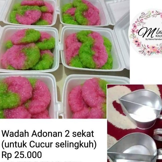 RR- Wadah adonan cucur selingkuh / cucur rainbow
