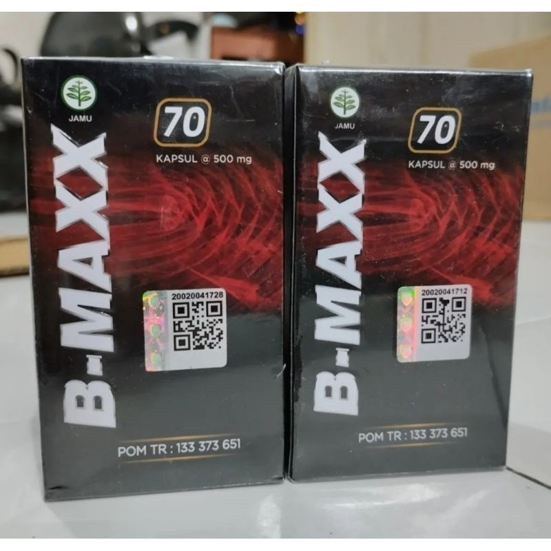 B max original 100% bpom - 1 box isi 70 kapsul - obat herbal asli