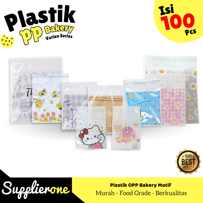 Plastik Opp Cookies / Plastik Opp Motif / Plastik Opp Souvenir / Plastik Opp Tebal /  Plastik Opp Ba