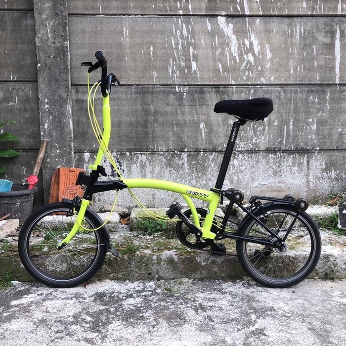 Sepeda lipat threesixty | bukan bromptom | hanya sepeda lipat biasa