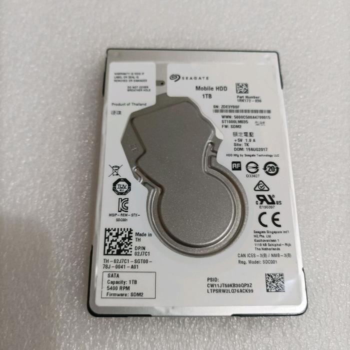 Hardisk HDD Internal Laptop 1TB Seagate Mobile HDD Slim 7mm 2.5 Inch SATA III 1 TB Harddisk Notebook
