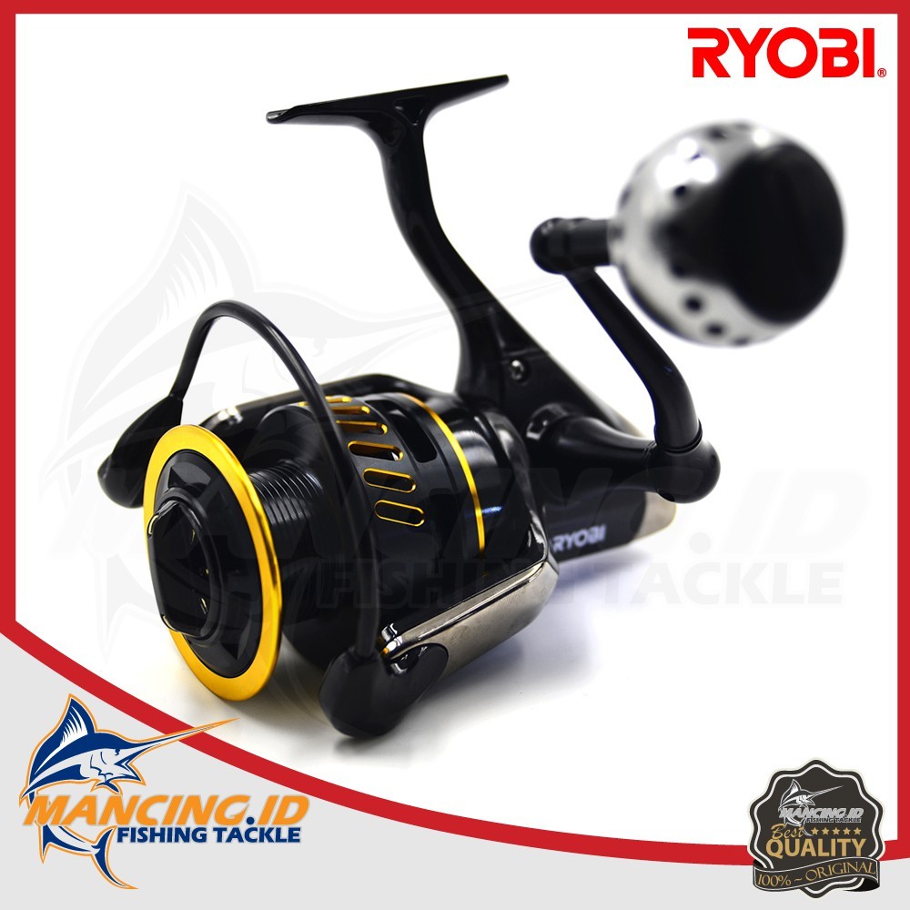 Ryobi AP Power III 10000 Fishing Reel Peralatan dan Perlengkapan Alat Pancing Mancing Ikan Kerekan