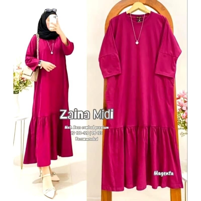 ada grup reseller mau join tanyakan admin alya store Gamis Polos Wanita Terbaru Bahan Kaos Combed Za