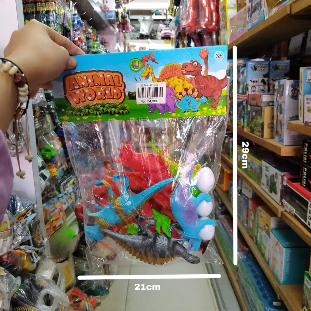 MAINAN ANAK HEWAN ANIMAL WORLD EDUKASI