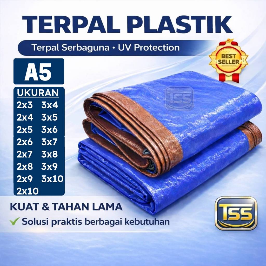 TERPAL A5 2x3 2x4 2x5 2x6 2x7 2x8 2x9 2x10 3x3 3x4 3x5 3x6 3x7 3x8 3x9 3x10 Meter. kuat, tahan air, 