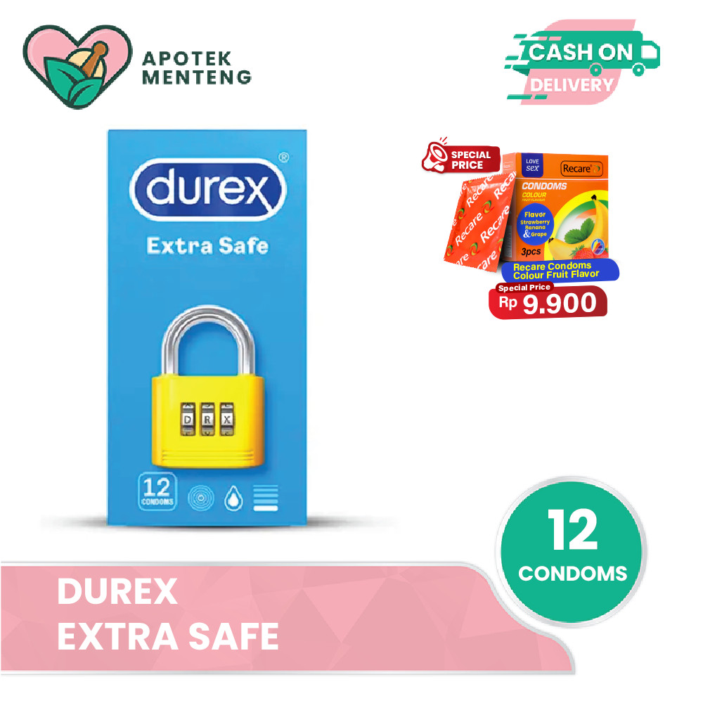 Kondom Durex Extra Safe - Isi 12