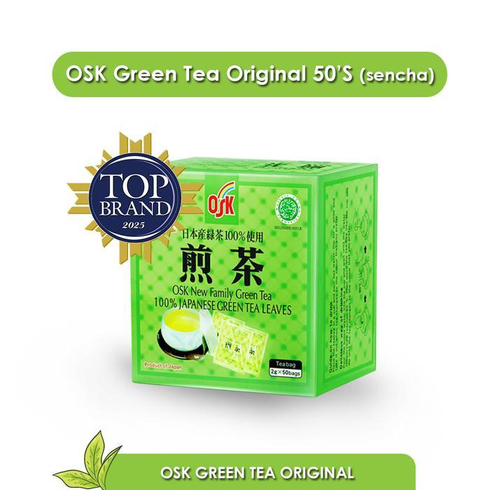 OSK Japanese Green Tea Original Isi 50 Sachet - Sencha Tea - Teh Hijau Original