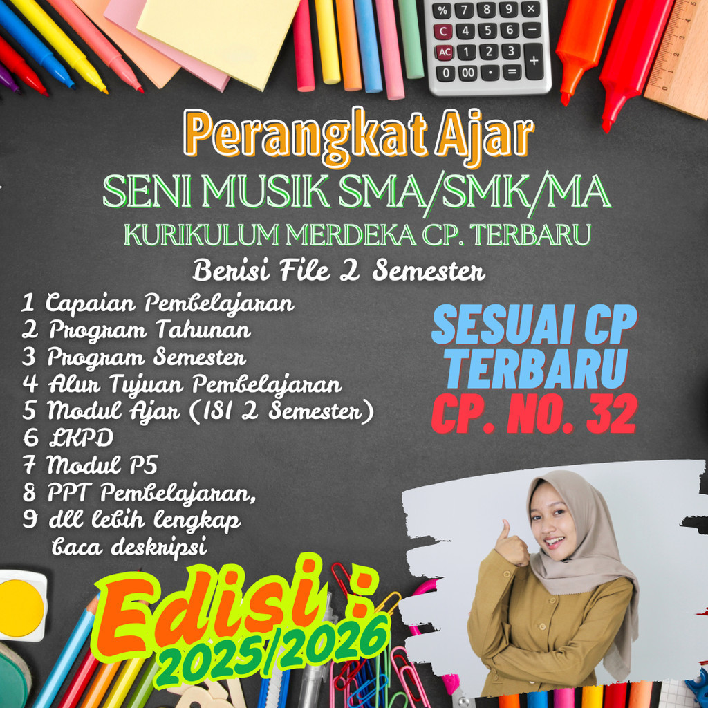 [SENI RUPA-SMA/SMK] Perangkat Ajar Guru Seni Rupa SMA SMK MA Kurikulum Merdeka Modul Ajar RPP