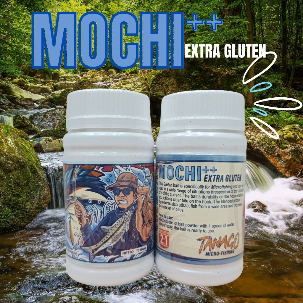 UMPAN TANAGO MOCHI ++ EXTRA GLUTEN UMPAN TANAGO MICRO FISHING