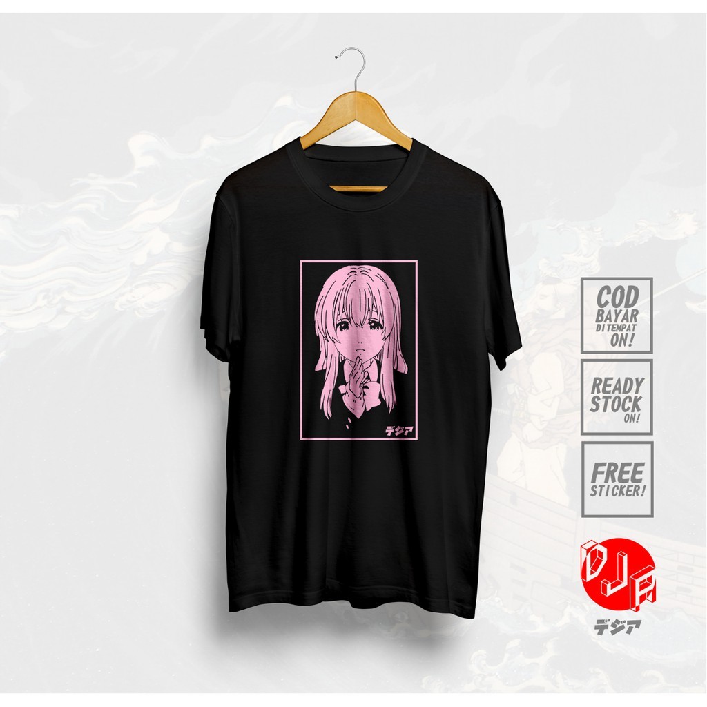 Anime Merch Kaos NISHIMIYA SHOKO KOE NO KATACHI ISHIDA SHOYA BAJU JEPANG ANIME MANGA Kaos Distro T-S