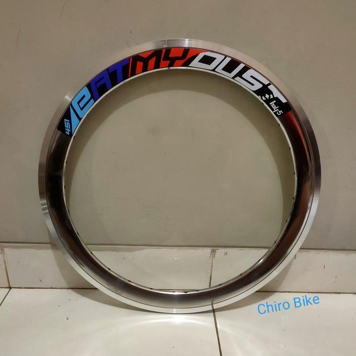 velg rims sepeda lipat 20 plus 451 HALF5 4cm 32h silver - satuan