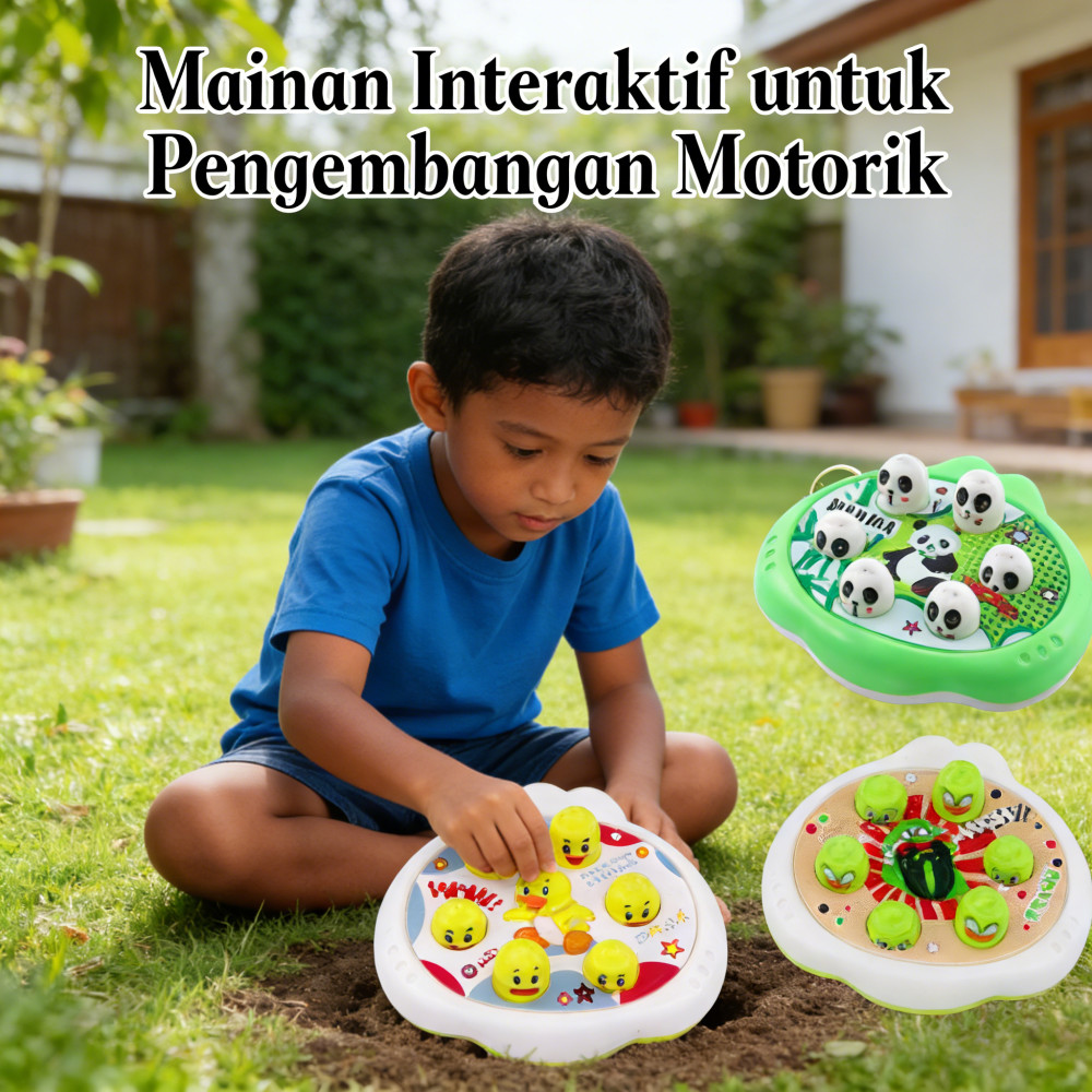 Anak Intellect Pukul Whac-A-Mole Seru Motorik Mainan Interaktif Whack-A-Mole Hadiah Motorik Whack-A-