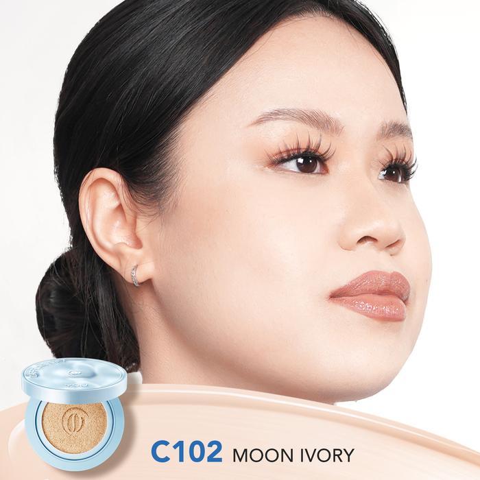 YOU Caffeine Lift V-Boost Serum Cushion SuperStay Velvet Matte Cushion Waterproof Smudgeproof No Oxi