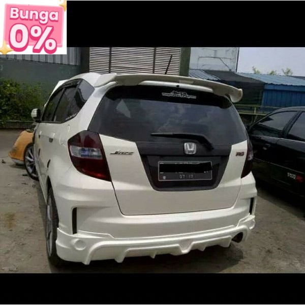 bodykit belakang Jazz Ge8 rs mugen style 11-14 dan spoiler modulo