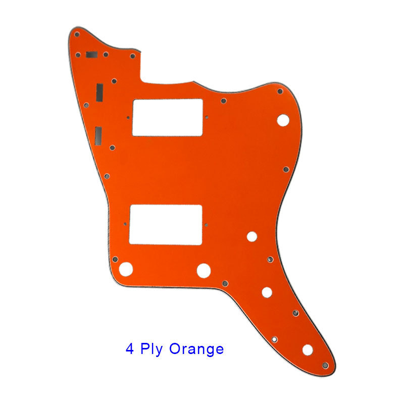Custom Guitar Parts  For MIJ Japan Jazzmaster Guitar Pickguard With 2 PAF Humbuckers Scratch Plate