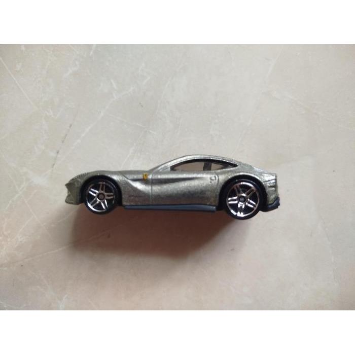 0008 MAINAN DIECAST LOOSE  HOT WHEELS - FERRARI F12 BERLINETTA / ZAMAC - VERY RARE
