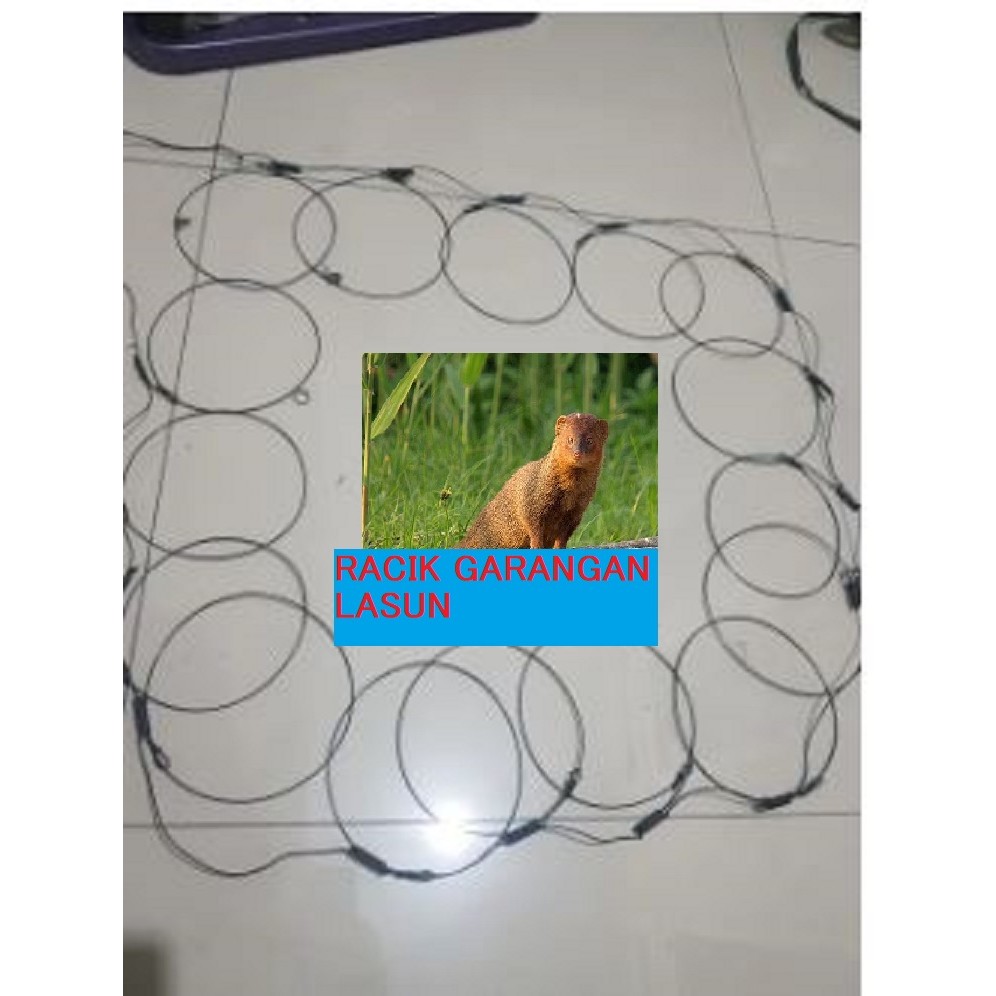 COD 5 meter jerat bayawak hama ikan/ tali racik perangkap garangan musang sero dll/ jebakan biawak m