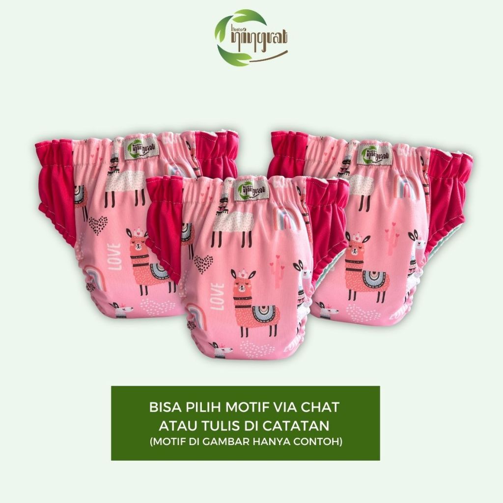 Promo Clodi Ningrat AIO Reguler dan Jumbo - Popok Kain Bayi Cuci ulang Cloudy CLody SNI Terlaris