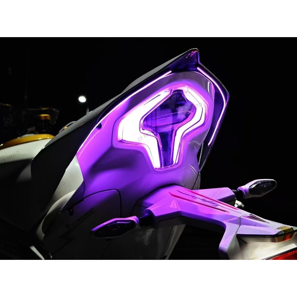 APP dynamic adjustable color taillight assembly motorcycle decorative accessories For CFMOTO 450SR 4