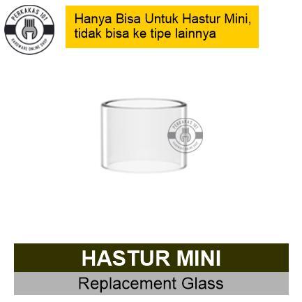 Tabung Kaca Hastur Mini | pengganti gelas glass cadangan