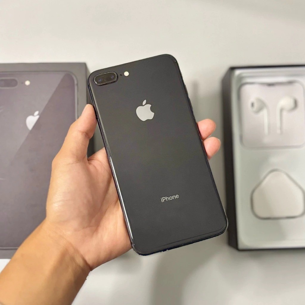 Iphonee 8 Plus Ex Inter All Operator Permanen  HP Smartphone Fullset Garansi iPhone Second Original 