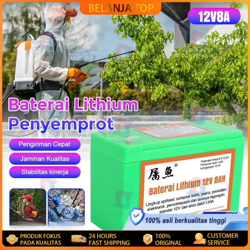 Aki Baterai Lithium Sinleader 12V 8-16Ah Khusus Sprayer Elektrik - Baterai Tahan Lama untuk Nagasaki
