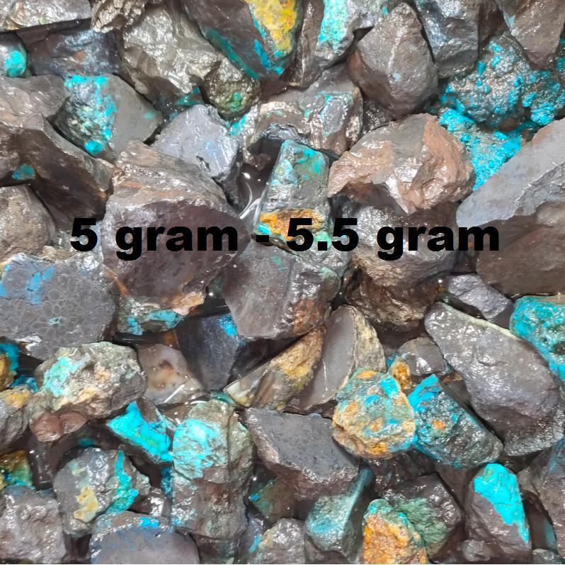 batu bacan doko campur palamea 5gr - 5.5gr asli natural dominan HITAM , batu yang dikirim secara ran