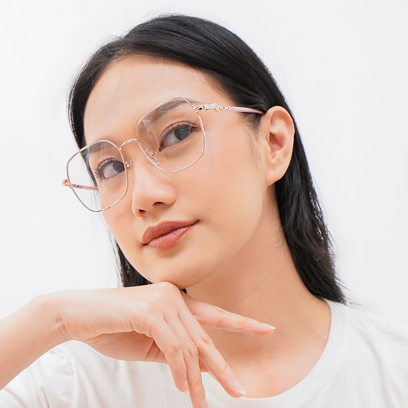 Viendo Kacamata Anti Radiasi Photocromic Minus Wanita Pria Bluecromic AntiBlueray Kaca Mata Optik