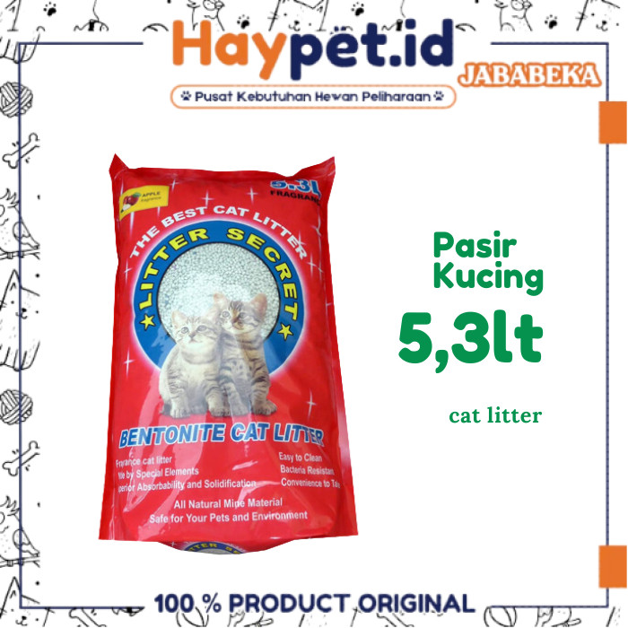 Pasir Bentonite Cat Litter Secret 5.3 Liter