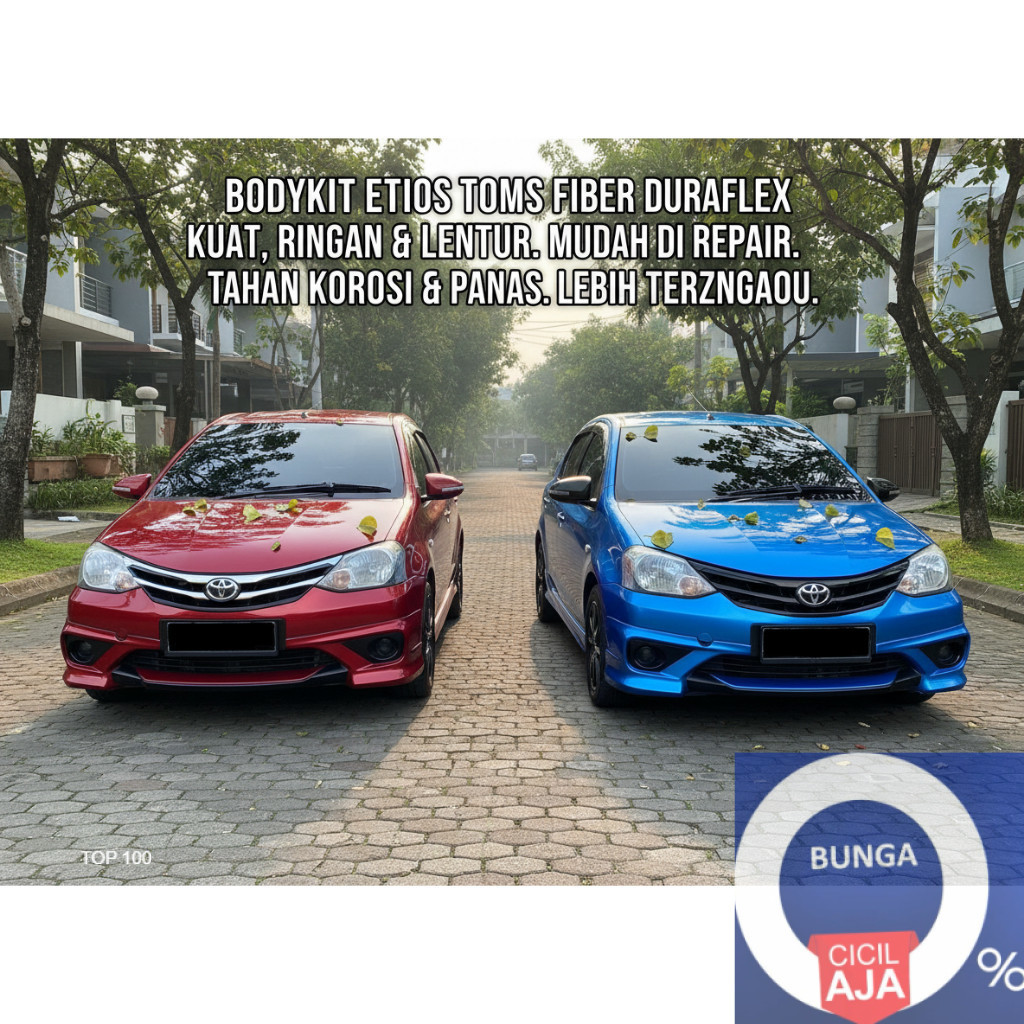 cicilan 0% bodykit Etios toms BODY KIT TOYOTA ETIOS body kit etios