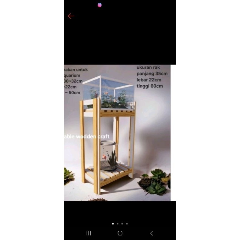 PROMOrak aquarium / rak tingkat 2 akuarium / meja aquariumMURAHH