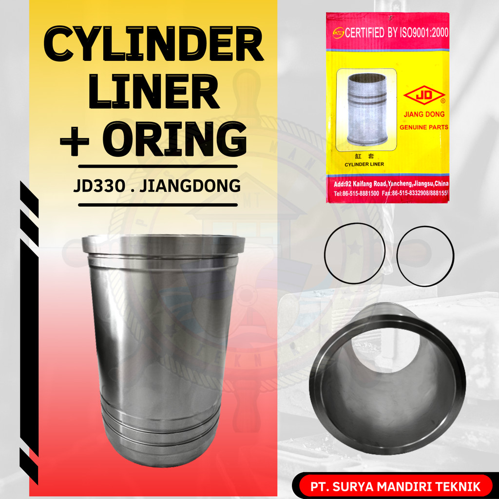 CYLINDER LINER + ORING JD330 JIANGDONG