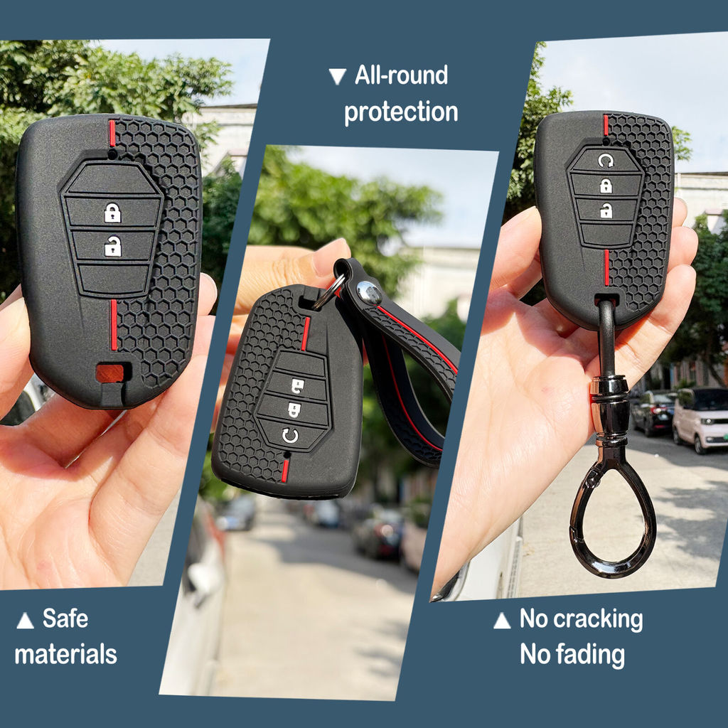 Soft Key Case For ISUZU DMAX Dmax Mux Rimac Reomax Pickup Truck Key Holder Keychain Accessories Car 