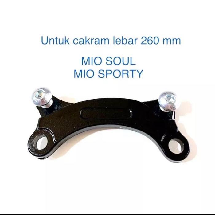 Dudukan Breket Piringan Cakram + Baut 260mm Mio soul Mio Old Mio Smile