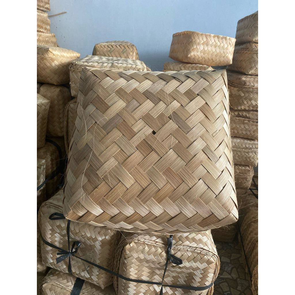 Besek Jumbo Besek Bambu 25x25x12 Besek Anyaman Besar Dll